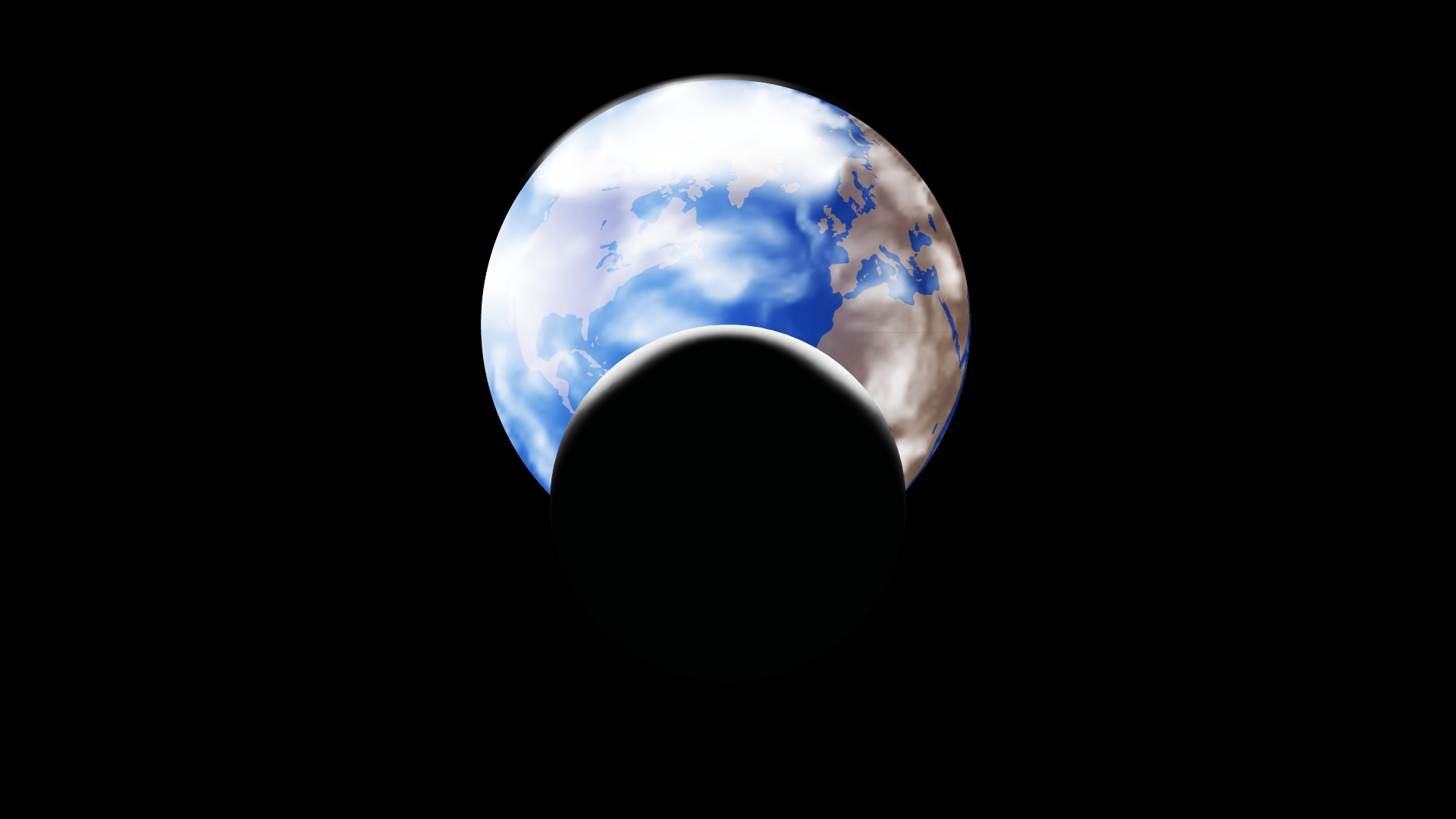 A Sphere hovering above Earth